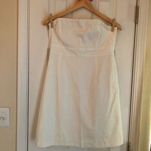 Vineyard Vines Strapless White Dress